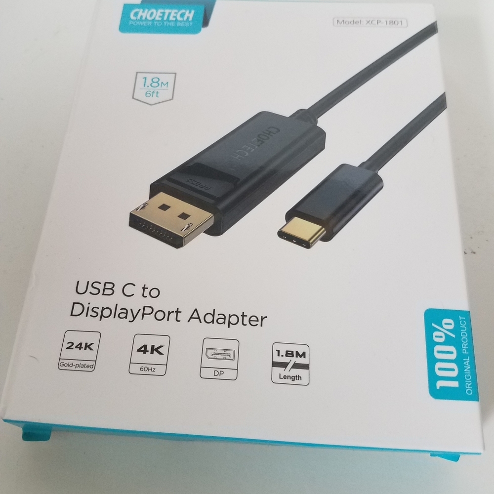 USB C to display port adapter